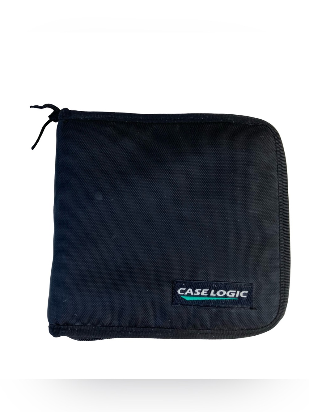Case Logic CD/DVD/BluRay Case Wallet 24 Discs Black Zippered VTG Retro Travel